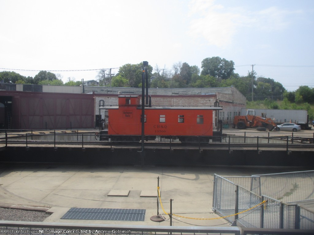 CB&Q 13500 on the Turntable